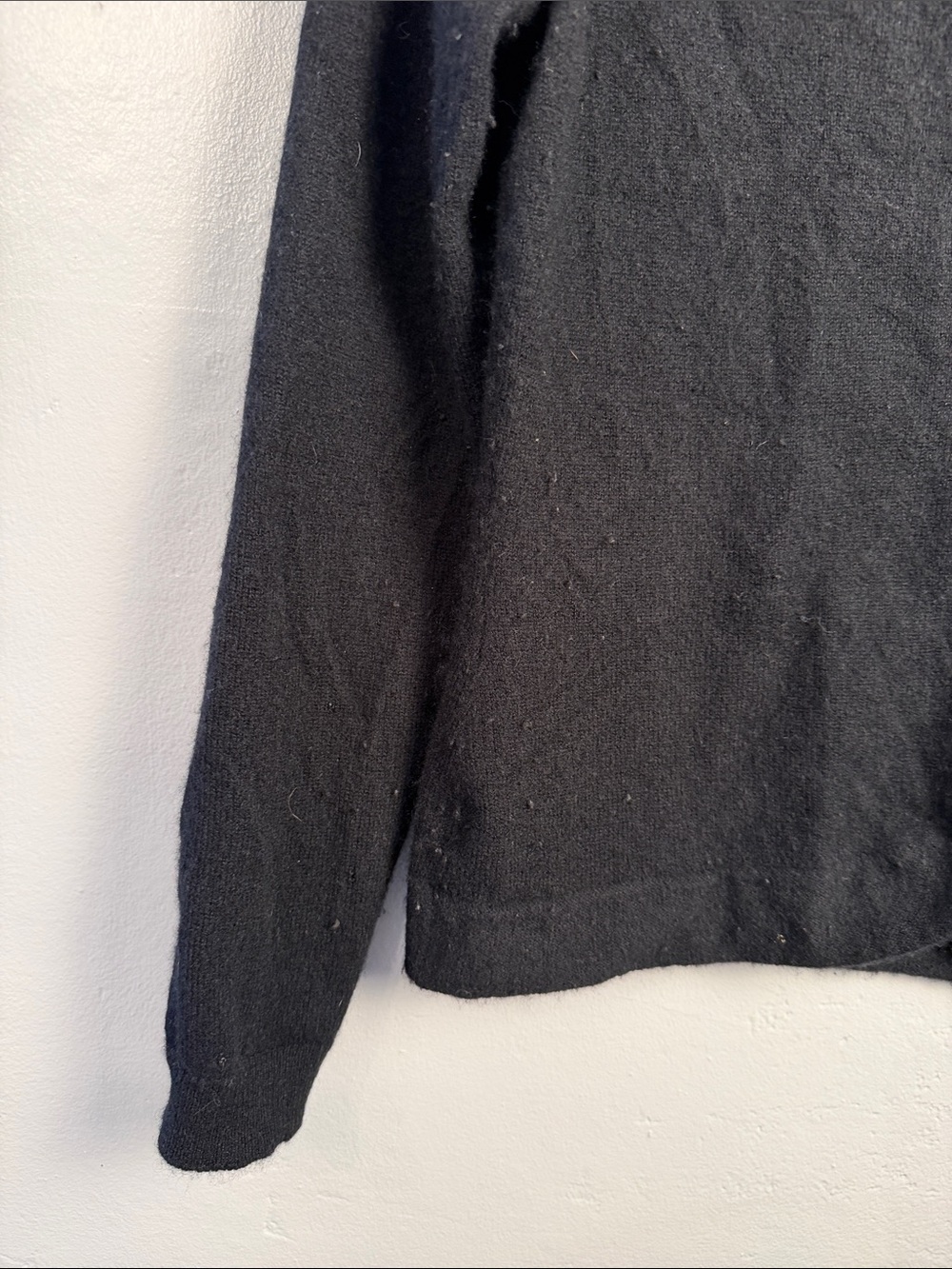 Charter Club 100% Cashmere Cardigan size small charcoal - Picture 3 of 8